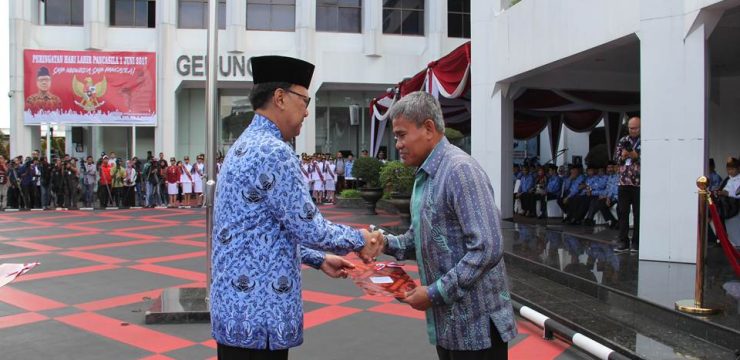 Rektor Unhan Hadiri Acara Peringatan Hari Lahirnya Pancasila  di Kementerian Dalam Negeri