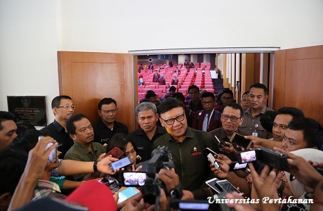 Menteri Dalam Negeri Tjahyo Kumolo  Berikan Kuliah Umum di Unhan