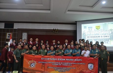 Mahasiswa Fak Kamnas Unhan Laksanakan KKDN  ke Palembang, Sumatera Selatan