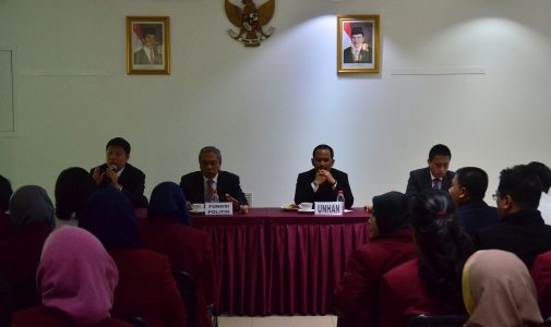 Mahasiswa Unhan Fakultas Manajemen Pertahanan Unhan Laksanakan Seminar Belt and Road Initiative