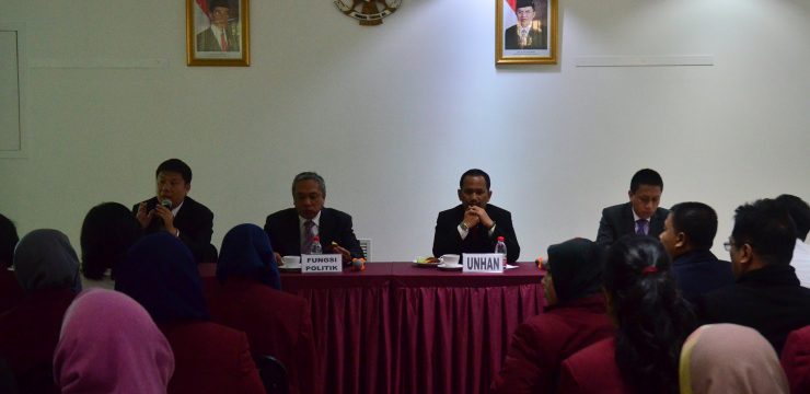 Mahasiswa Unhan Fakultas Manajemen Pertahanan Unhan Laksanakan Seminar Belt and Road Initiative