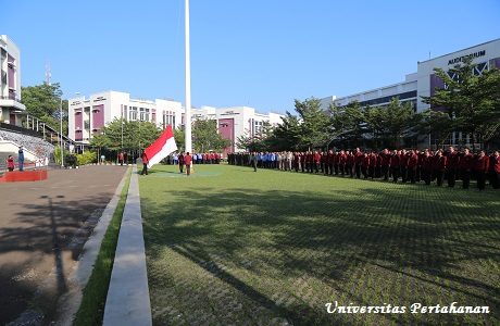 Universitas Pertahanan Laksanakan Upacara Hari Lahir Pancasila Tahun 2018