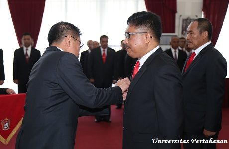 Rektor Unhan Melantik Pejabat Eselon III dan Dosen di Lingkungan Unhan