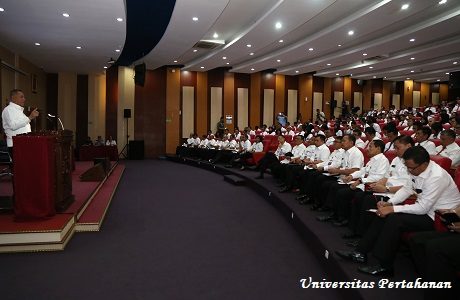 Menhan RI beri Kuliah Umum  kepada Mahasiswa Unhan TA 2018/2019