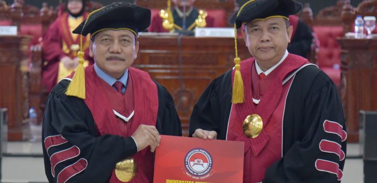 Unhan RI Laksanakan Sidang Senat Terbuka Pengukuhan Guru Besar Marsma TNI Prof. Dr. Ir. Rudy Agus Gemilang Gultom, M.Sc., CEH., CIQar., IPM., sebagai Guru Besar Tetap Bidang Ilmu Komputer.