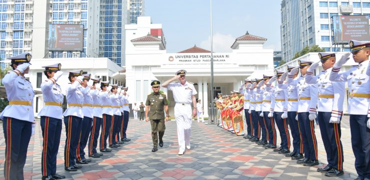 Rektor Unhan RI Terima Kunjungan Delegasi Panglima Inggris (Chief of Defence Staff/CDS), Admiral Sir Tony Radakin KCB ADC