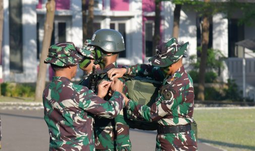 Upacara Pembukaan Latihan Penyegaran Kemampuan Militer Dasar Kadet Mahasiswa Unhan RI (Combat Batch IV) Tahun 2024