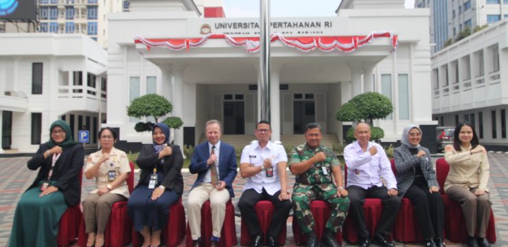 Plt. Rektor Unhan RI Terima Kunjungan Courtesy Call dari Profesor Michael Rainsborough dari Australian War College.