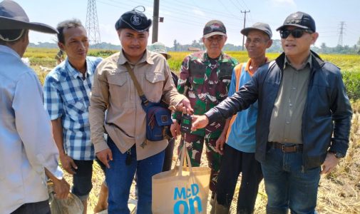 Rektor Unhan RI Melaksanakan Kunjungan ke Lokasi Program Tani Merdeka di Desa Gandasuli Kecamatan Plered Kabupaten Purwakarta