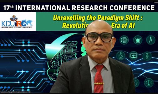 Rektor Unhan RI Hadir Daring Pada 17th International Research Conference Bahas AI dalam Pertahanan : Menciptakan Paradigma Baru di Tengah Perlombaan Senjata Global.