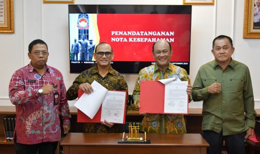 Rektor Unhan RI Tandatangani Nota Kesepahaman (NK) antara Unhan RI dan Badan Gizi Nasional (BGN)