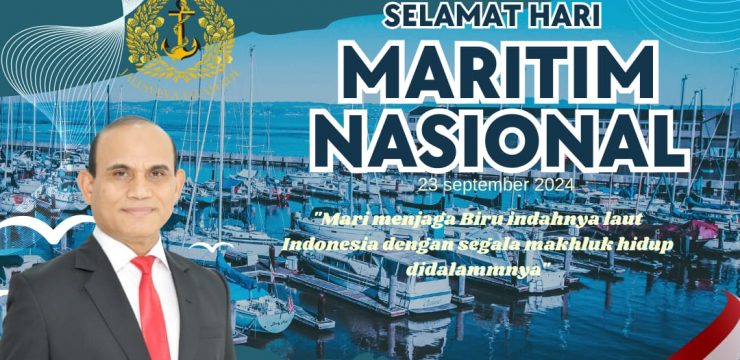 Rektor Universitas Pertahanan Republik lndonesia Letnan Jenderal TNI (Purn) Jonni Mahroza, S.I.P., M.A., M.Sc., Ph.D., Beserta Civitas Akademika Unhan RI Mengucapkan Selamat Hari Maritim Nasional 23 September 2024