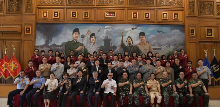 Rektor Unhan RI Terima Kunjungan Delegasi Korea National Defence University (KNDU)