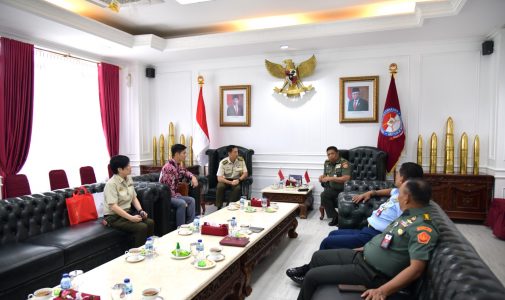 Rektor Unhan RI Terima Kunjungan Courtesy Call Delegasi Singapore Army Attace