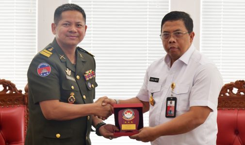 Rektor Unhan RI Terima Courtesy Call Atase Pertahanan Kamboja