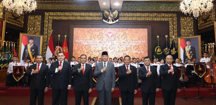 Menteri Pertahanan RI, Letnan Jenderal TNI (Purn.) Dr. Sjafrie Sjamsoeddin, M.B.A., secara resmi melantik Wakil Rektor Bidang Kemahasiswaan dan Alumni Universitas Pertahanan (Unhan) RI, Mayor Jenderal TNI Dr. Rui Fernando Guedes Palmeira Duarte, sebagai Inspektur Jenderal Kementerian Pertahanan.