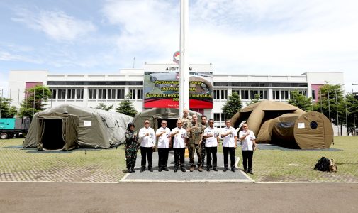 Rektor Universitas Pertahanan RI Terima Atase Pertahanan Jerman dan Tinjau Rumah Sakit Lapangan