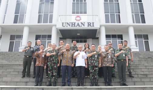 Rektor Unhan RI Menerima Kunjungan Courtesy Call Gubernur Bank Indonesia Perry Warjiyo